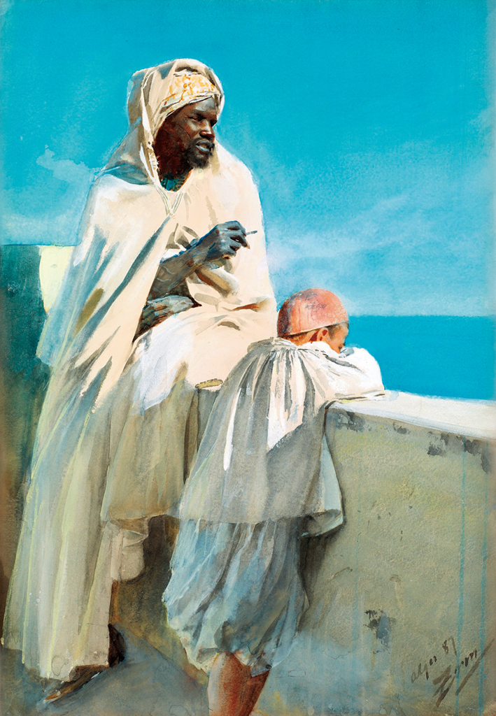  安德斯·莱奥纳德·佐恩 Anders Leonard Zorn —— 阿尔及尔的男人和孩子